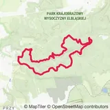 Preview of the route on the map