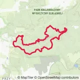 Preview of the route on the map