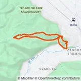 Preview of the route on the map