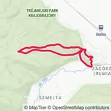 Preview of the route on the map