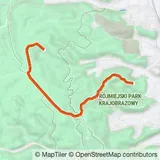 Preview of the route on the map