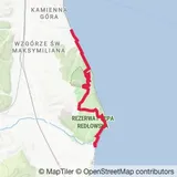 Preview of the route on the map