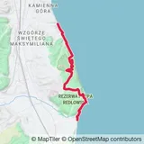 Preview of the route on the map