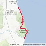 Preview of the route on the map