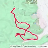 Preview of the route on the map