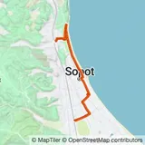 Preview of the route on the map