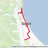 Preview of the route on the map