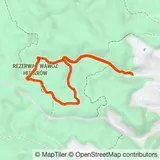 Preview of the route on the map