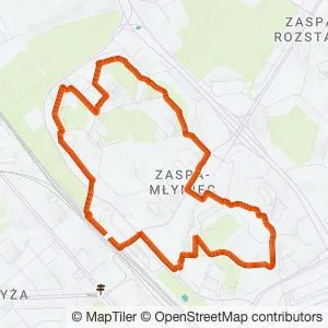 Preview of the route on the map